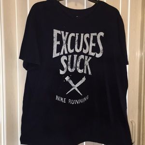 Men’s Nike “Excuses Suck” Running Shirt